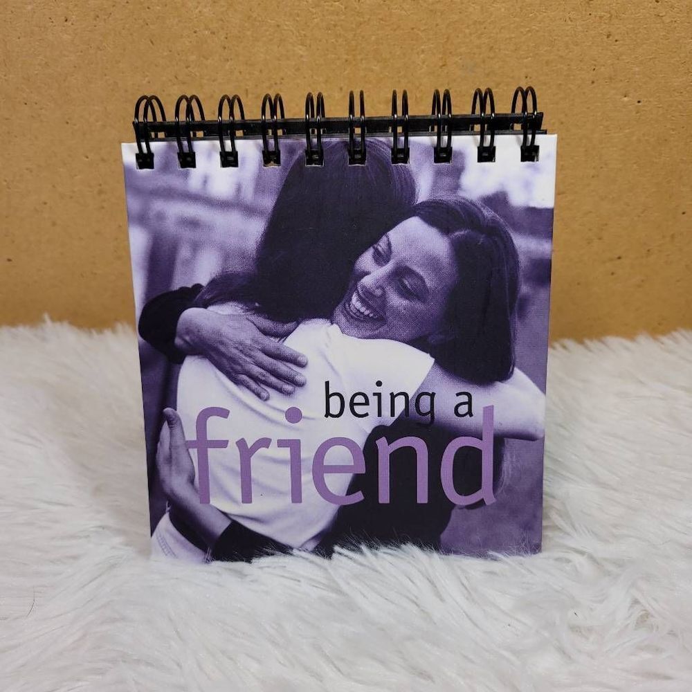 The Gift of Friendship Inspirational Quotes Desktop Flip Book